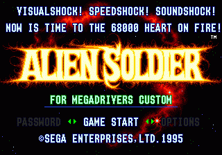Alien Soldier screenshot 5 for Sega Mega Drive